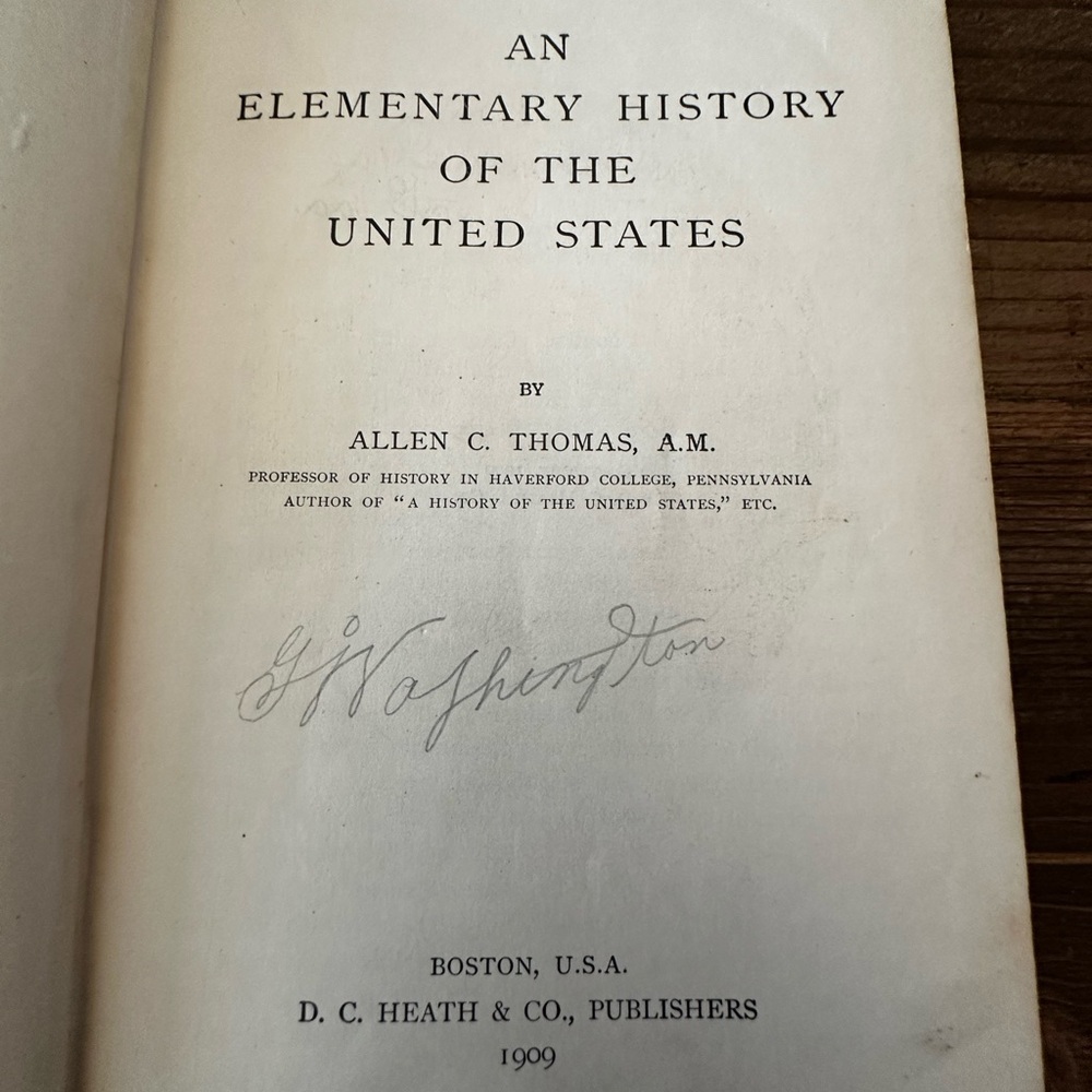 Vintage “An Elementary History of the United States,” Book published in 1909 - Picture 7 of 12